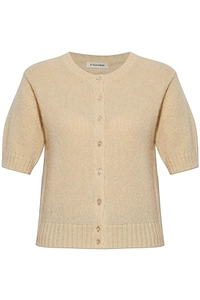 By Malene Birger Short-Sleeve Knit Cardigan