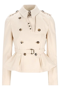 Burberry Isabella Double Breasted Trench Jacket