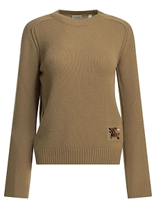 Janelle Logo Patch Knitted Jumper
