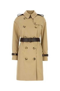 Burberry Mid-Length Belted Kensington Trench Coat