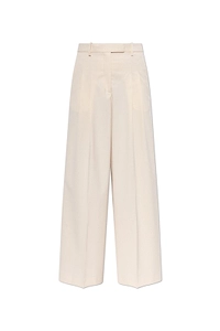By Malene Birger Taalia Pleated Wide-Leg Pants