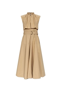 Burberry Jessica Belted Sleeveless Dress