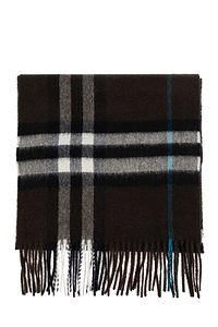 Burberry Vintage Checked Fringed Scarf