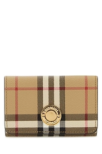 Burberry Vintage Check-Printed Press-Stud Folded Wallet