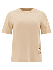 Burberry Vintage Check Patch Crewneck T-Shirt