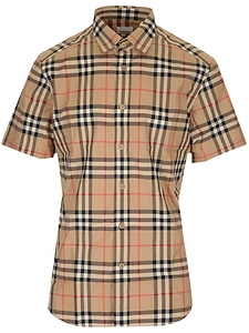 Burberry Vintage Check Print Short Sleeved Shirt