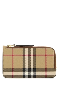 Burberry Vintage Checked Zipped Cardholder