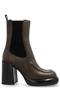 Burberry Wedge Chelsea Ankle Boots