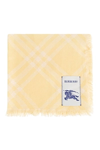 Burberry Wide Check Fringed Scarf
