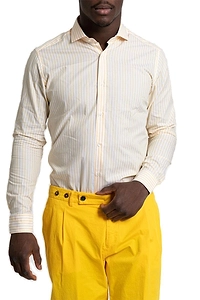 Caliban Striped Buttoned Shirt