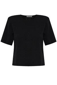 Amber Short-Sleeve Knitted Top