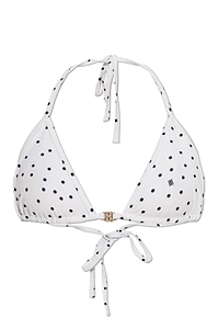 By Malene Birger Astrida Polka-Dot Bikini Top