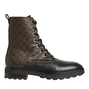 Calvin Klein Monogram Zipped Biker Boots