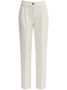 Calvin Klein Pleated Straight-Leg Pants