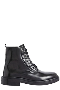 Calvin Klein Polished Lace-Up Ankle Boots