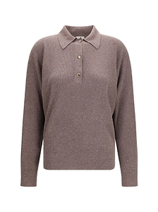 Calvin Klein Long-Sleeved Knitted Polo Shirt