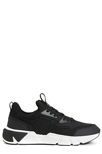 Calvin Klein Ribbed Knitted Lace-Up Sneakers