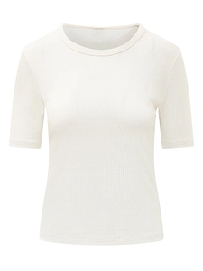 Calvin Klein Short-Sleeved Crewneck Knitted Top