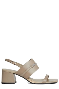 Calvin Klein Square Open Toe Slingbacks