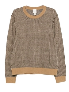 Calvin Klein Textured Crew-Neck Knitted Sweater
