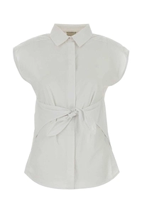 Calvin Klein Tie-Waist Sleeveless Shirt