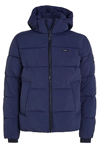 Calvin Klein Zip-Up Hooded Down Jacket