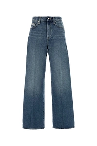 Calvin Klein Wide-Leg High-Rise Jeans