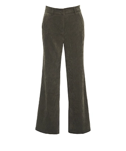 Amelie Straight-Leg Corduroy Pants