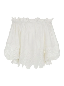 Camilla Embroidered Off-Shoulder Top
