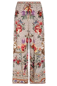 Floral-Printed Drawstring Trousers