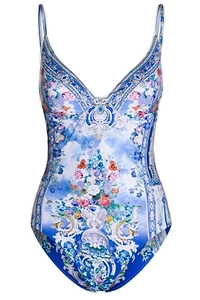 Camilla Placement-Printed One-Piece Swimsuit