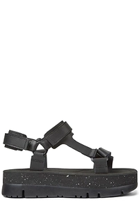 Camper Strappy Platform Flat Sandals