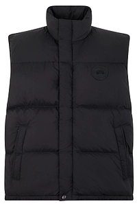 Logo Patch High-Neck Padded Vest