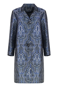 Carlotta Canepa Paisley Jacquard Coat