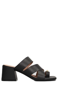 Carmens Crossover-Strapped Heeled Sandals