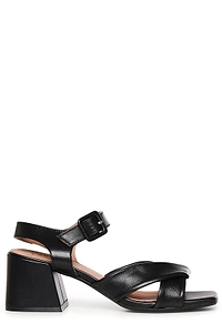 Carmens Cross-Strap Block Heel Sandals