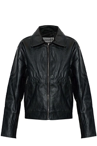 Carne Bollente Embroidered Back Leather Jacket