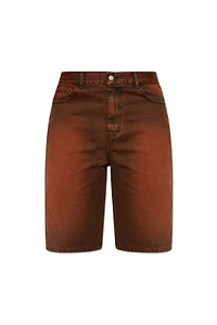 Carne Bollente Embroidered Denim Shorts