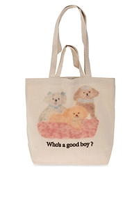 Graphic Print Tote Bag