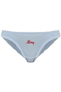 Carne Bollente Horny Embroidered Briefs