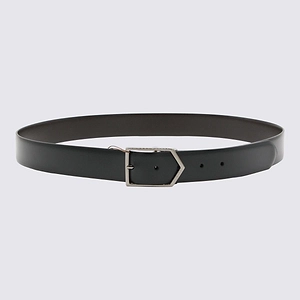 Canali Geometric Buckle Belt