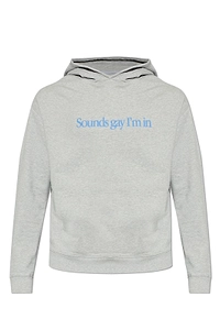 Printed Slogan Hoodie