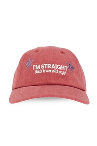 Slogan Embellished Baseball Cap