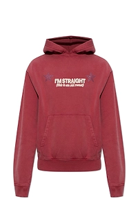 Slogan Print Hoodie