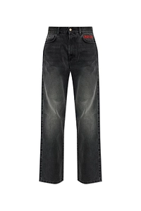 Carne Bollente Star Embroidered Tapered Jeans