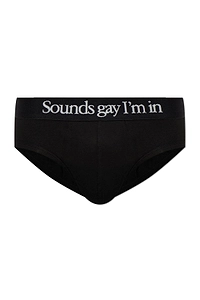 Text Logo Briefs