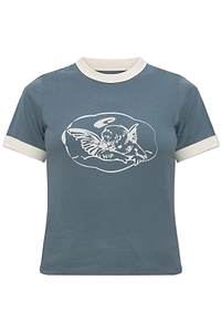 Carhartt Wip Graphic Printed Crewneck T-Shirt