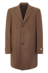 Canali Single-Breasted Long Coat