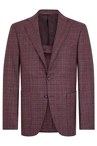 Canali Single-Breasted Textured Blazer