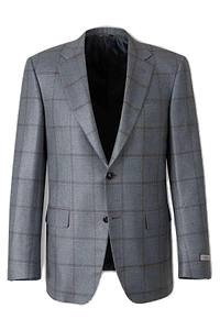 Canali Check Patterned Blazer